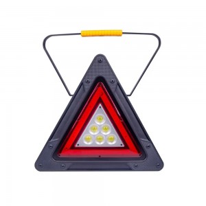 led كشاف شحن للطوارئ شكل مثلث مع اضاءة 